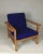 Blue Danish Fully Restored Oak Easy Chair by Soren Holst for Fredericia Furniture, 1980s For Sale - Image 8 of 11