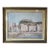 1968 Franco Scuderi Italian Mediterranean Coastal Cityscape Landscape Oil on Plywood Painting, Signed & Framed For Sale