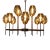Lightolier Chandelier With Eight Arms and 16 Glass Bulbs For Sale