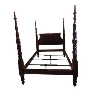 Hickory Chair Planters Queen Bed For Sale