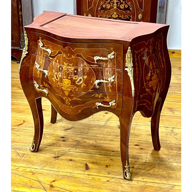 Bring timeless French elegance into your home with this stunning Louis XV style commode, featuring a beautiful multicolor...