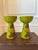 Mid-Century Modern Vintage Rosenthal Netter Aldo Londi for Bitossi Art Pottery Candleholders, Made in Italy - A Pair For Sale - Image 3 of 18