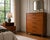 Mainline by Hooker chest of drawers and side table set from their rare solid cherry "Manhattan Group" line. This set...