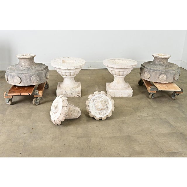 19th Century Portuguese Pair of 19th Century Carved Stone Pinnacles For Sale - Image 5 of 14