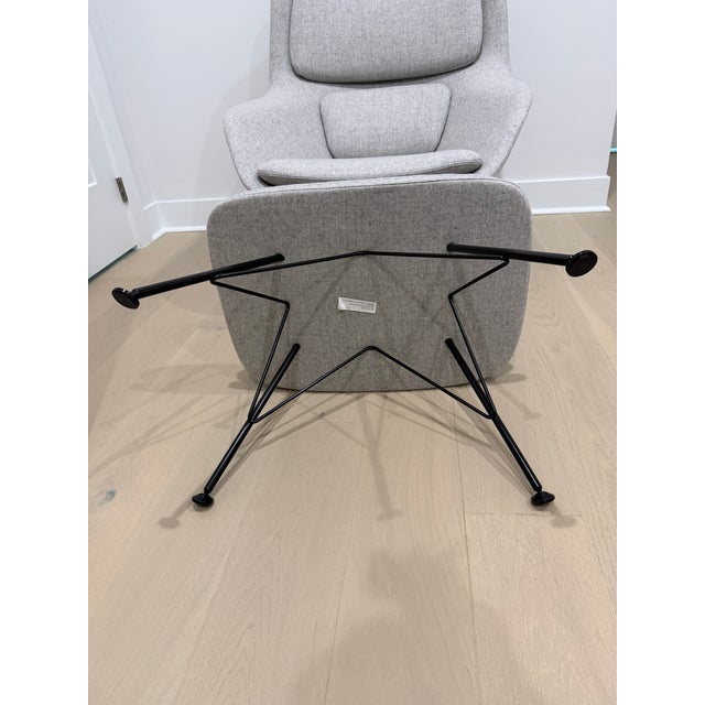 Striad Lounge Chair & Ottoman For Sale In West Palm - Image 6 of 12
