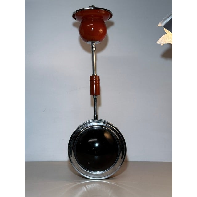 Metal Belmet "Rollodor" Art Deco Rocking Smoking Stand, Chrome & Painted Metal, C. 1930s For Sale - Image 7 of 18
