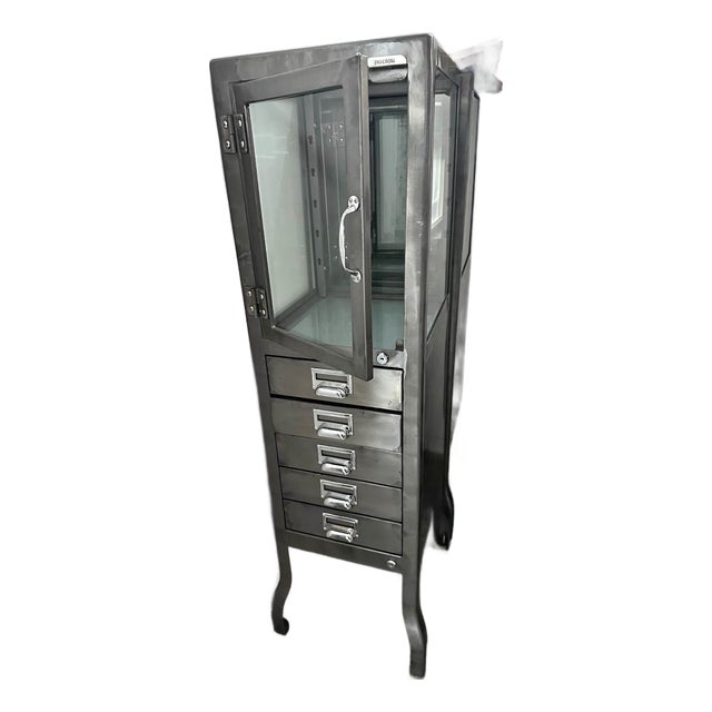 1990s Pharmacy Cabinet by Dulton for Restoration Hardware For Sale