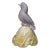 Vintage Murano Blue Purple Gold Flecks Italian Art Glass Baby Bird Figurine Paperweight on Base For Sale