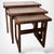 Mid-Century Modern Teak Nesting Tables with Ceramic Tile Tops, Set of 3 For Sale - Image 5 of 8
