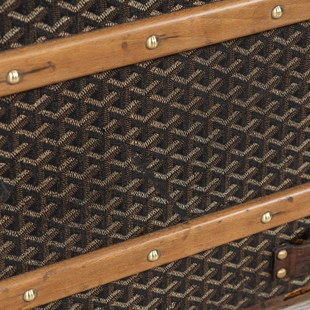 A goyard courier trunk, completely original and with great character. Dating to the early part of the 20th century (circa...