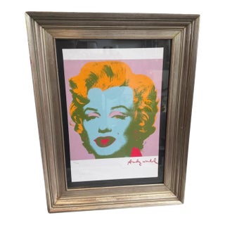 A 21st Century Framed Pop Art Marylin Monroe 36/200 Lithography by Andy Warhol For Sale