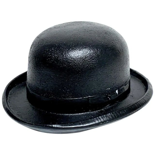 Paint 1970s Magritte Style Bowler Hat Sculpture For Sale - Image 7 of 7