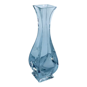 Crystal Vase Made in Italy for Gump's, Original Box, in the Style of Baccarat