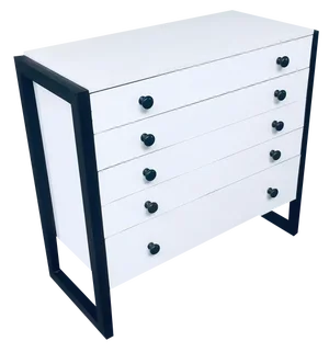 Mid-Century Modern Chest of Drawers, Belgium, 1960s