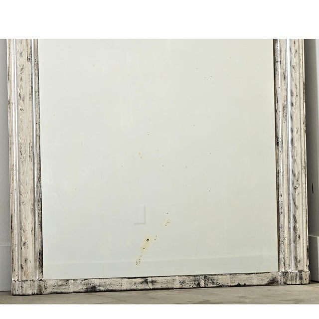 French Mid 19th Century French Silver Gilt Louis Philippe Mantel Mirror For Sale - Image 3 of 10