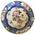 Ceramic 18th Century Chinese Qianlong Porcelain Dish in Famille Rose Palette within a Blue Border For Sale - Image 7 of 7