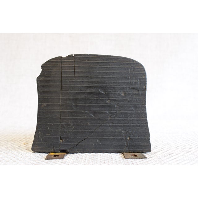 Napoleon III Victorian Black Wall Shelf with Green Man Carving, 1890s For Sale - Image 12 of 13