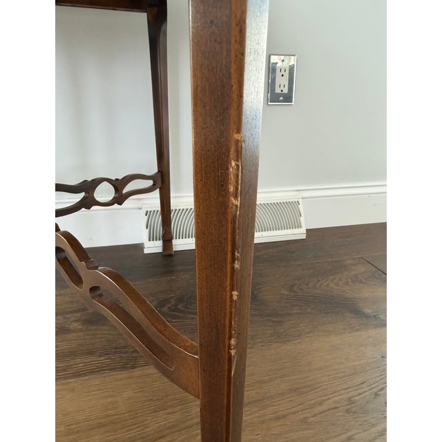 Vintage Drexel Mahogany Gateleg Drop-Leaf Table For Sale - Image 6 of 17