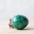 Polished Malachite Egg on Wooden Stand, c.1980 For Sale In Savannah - Image 6 of 7