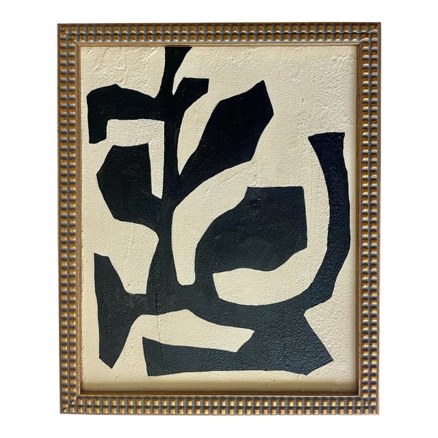 2025 "Manipolazione" Contemporary Abstract Botanical Painting on Canvas by r.k. Red For Sale