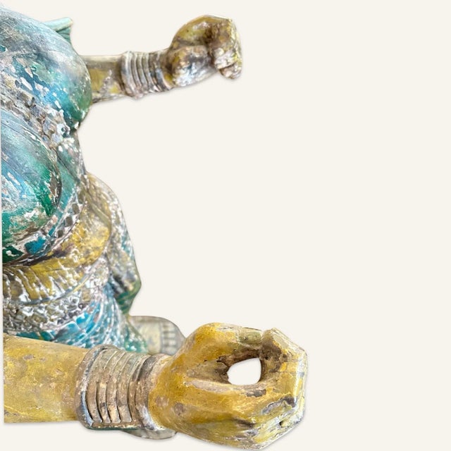 Pair of 16th Century Female Thai Temple Guardians For Sale - Image 10 of 10