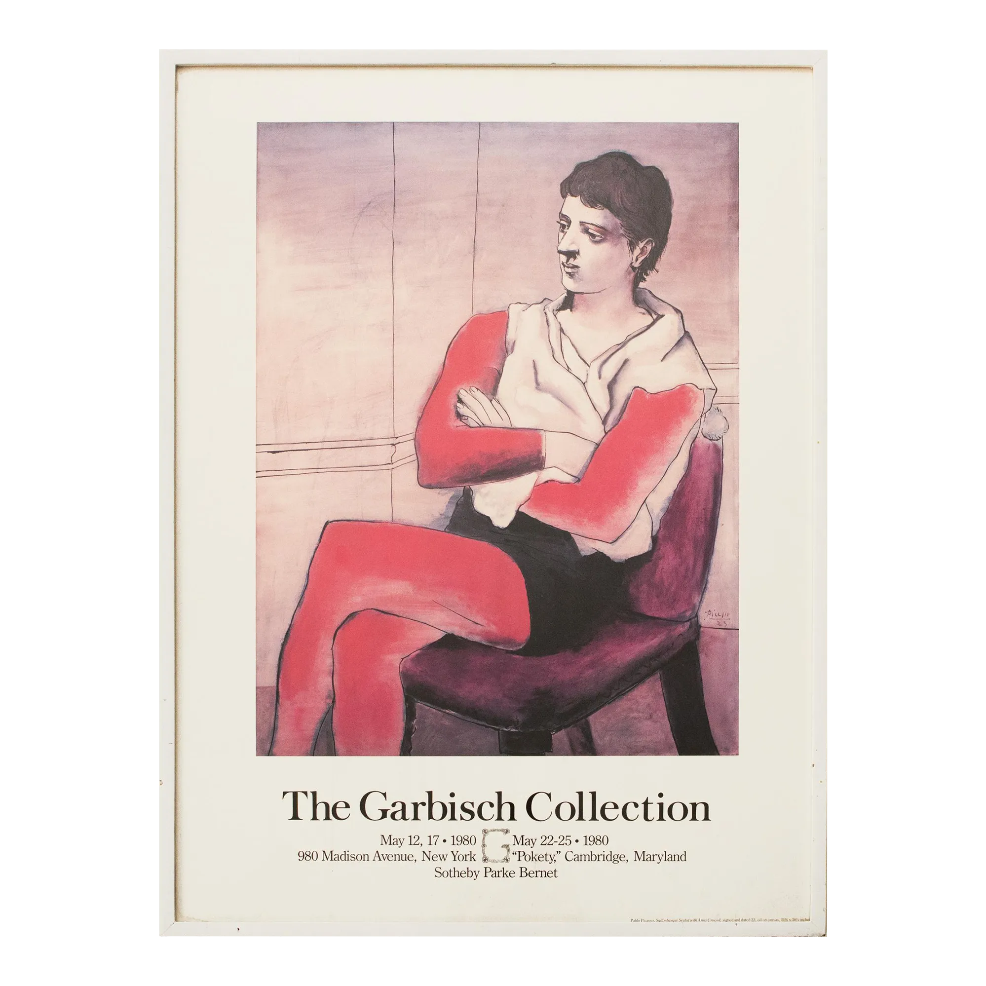 1980 After Pablo Picasso, the Garbisch Collection Estate Auction