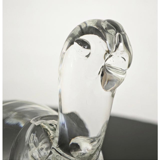 Mid-Century Modern Mid-Century Murano Clear Glass Sculpture by Vincenzo Nason, Italy 1970 For Sale - Image 3 of 16