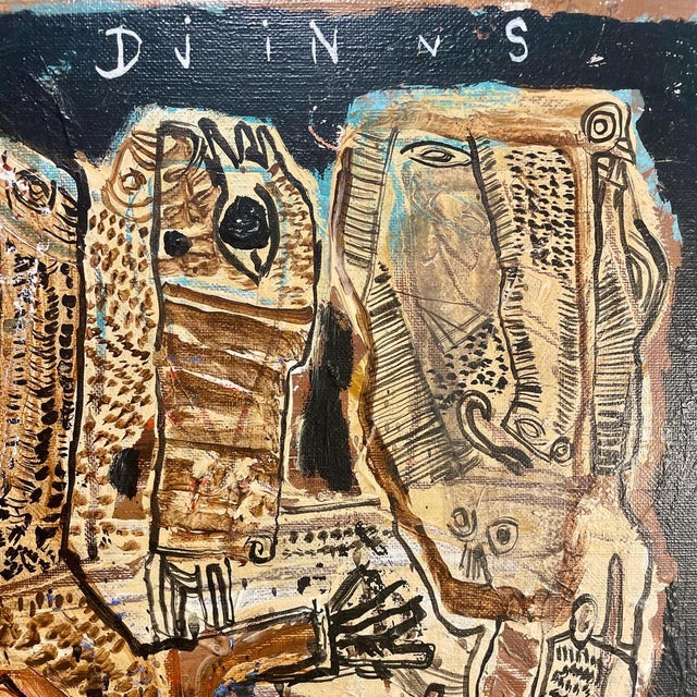 Ronel, Painting Saint Anthony Tempted by the Djinns, 1992 For Sale - Image 3 of 6