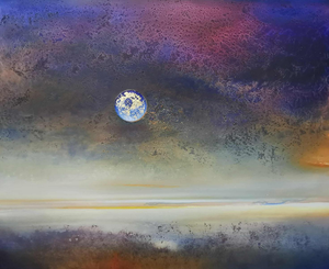 Barbara Hubert, Bright Night, 2025, Oil on Canvas