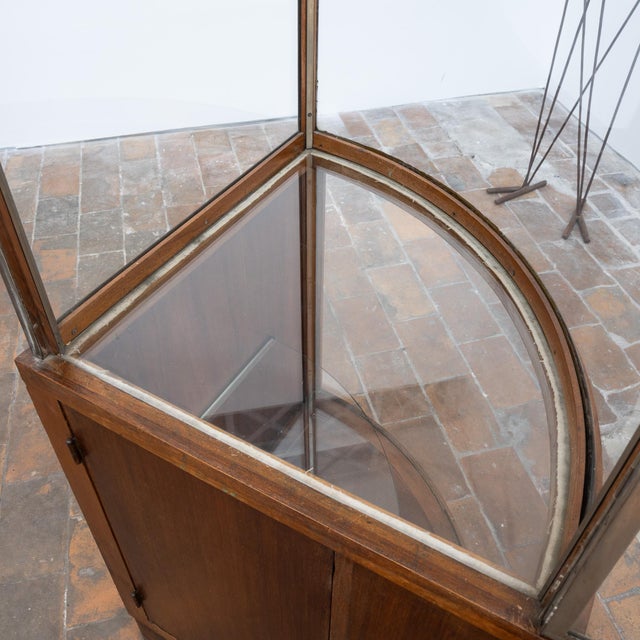 Art Deco Corner Display Cabinet, 1930 For Sale - Image 10 of 12