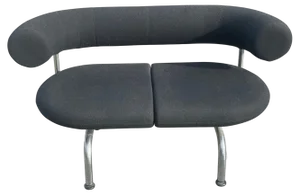 Cobra/Pipeline Sofa attributed to P. Hjort-Lorenzen & Johannes Foersom for Erik Jørgensen, 1983