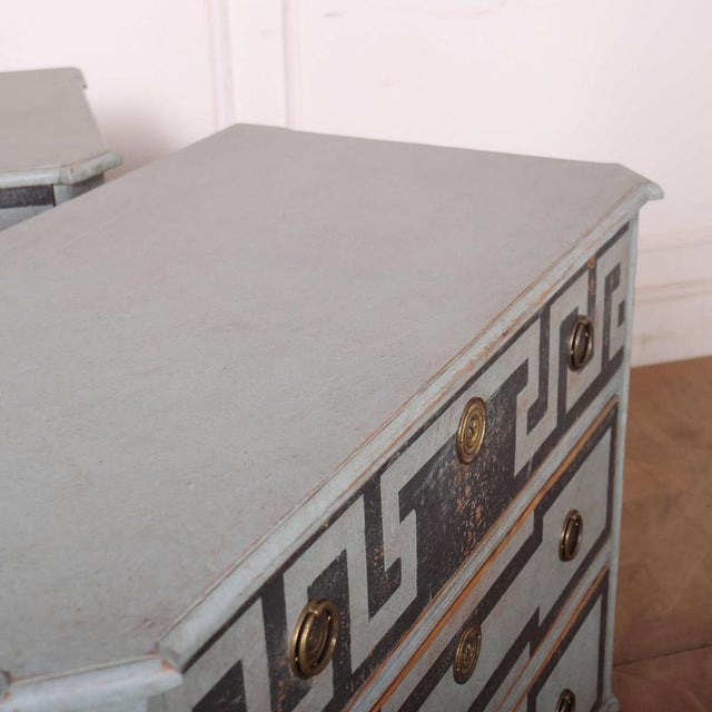 Swedish Painted Commodes, Set of 2 For Sale - Image 11 of 13