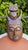 Brown Vintage Wooden African Mask, 1950s For Sale - Image 8 of 8