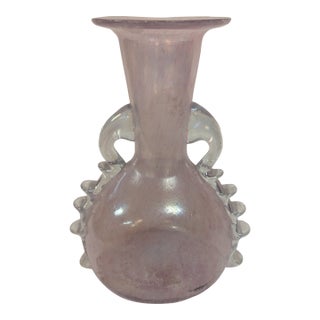 1960s Venitan Glass Vase For Sale