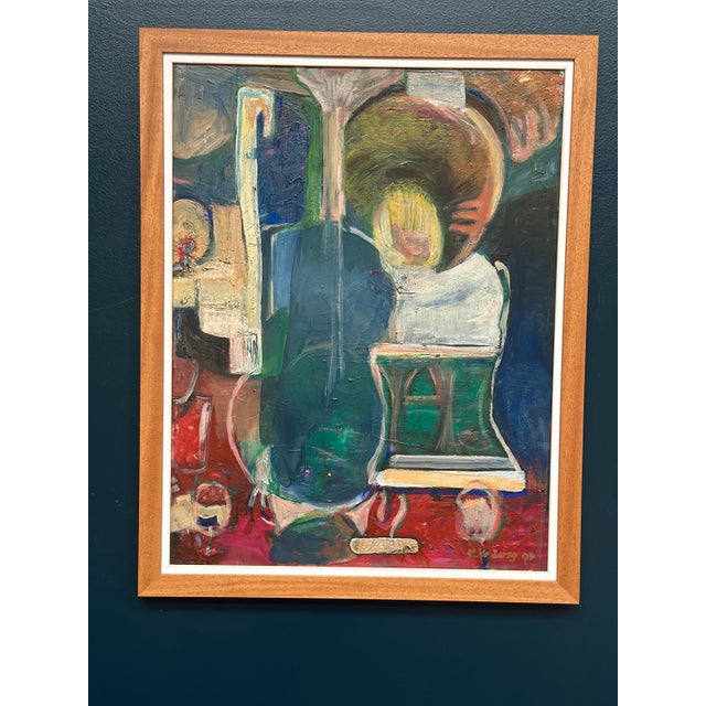 Hendrik De Jong, Abstract Composition, 1994, Oil on Canvas, Framed For Sale - Image 17 of 18