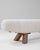 This 1940s Czech Mid-Century Modern upholstered bench exemplifies the clean lines and functional elegance associated with...
