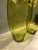 Contemporary San Miguel Spain Tall Chartreuse Vases - A Pair For Sale - Image 3 of 8