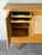 In Style of Henning Kjærnulf Oak Sideboard Credenza With Carved Doors and Four Drawers Danish Mid-Century Modern 1970s For Sale - Image 9 of 12