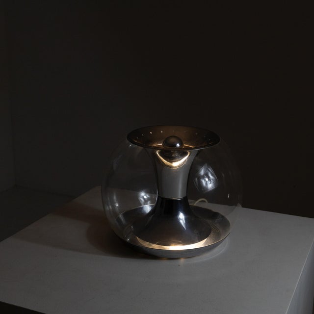 Table Lamp in Chrome from Luci Italia, 1960s For Sale - Image 3 of 13