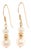 Akoya Pearl Earrings 14 Karat Gold Certified For Sale