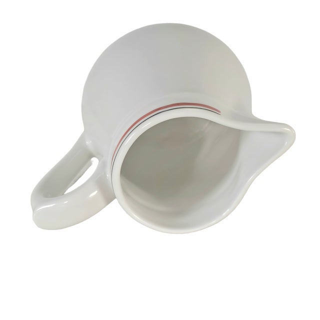Ceramic Porcelain D’Auteuil Jacques Lobjoy French Bistrot Creamer, 8 Oz For Sale - Image 7 of 8