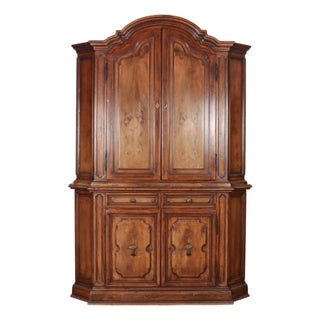 Italian Walnut Cupboard, 1920s For Sale