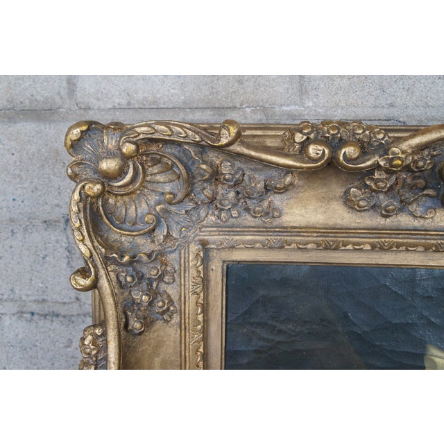 Early 20th Century Portrait of Marchesa Balbi After Anthony Van Dyck Oil on Canvas Painting, Framed For Sale - Image 6 of 10