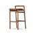 Contemporary Four Hands Baden Bar Stool, Haven Tobacco Leather For Sale - Image 3 of 12