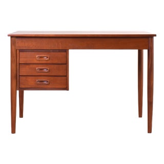 Mid-Century Modern Danish Teak Executive Desk, 1960s For Sale