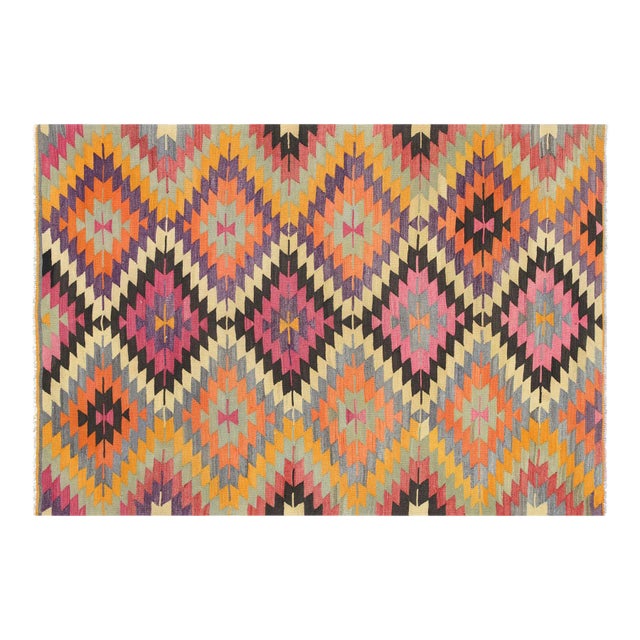 1960s Turkish Kilim For Sale