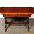 Wood Edwardian Mahogany Writing Desk W/ Inlaid Exotic Wood Detailing & Bronze Pulls For Sale - Image 7 of 18