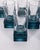Vintage Italian Blue Crystal Glasses, 1970s, Set of 11 For Sale - Image 6 of 10