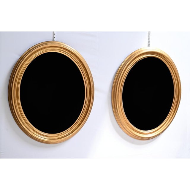 19th Century Oval Mirrors, Set of 2 For Sale - Image 3 of 18