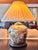 Vintage Gold Embossed Elephant Lamp For Sale - Image 10 of 12